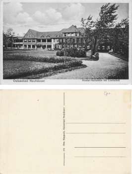 Seebad Neuhaeuser East Prussian Children's Hospital near Lochstaedt Metschnikowo * around 1920