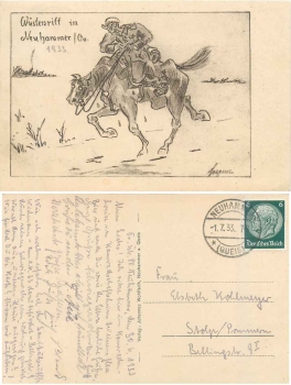 Neuhammer Queis cavalryman o July 1, 1933