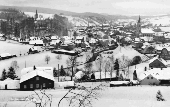 Neuhausen Erzgebirge Winteransicht * 1963
