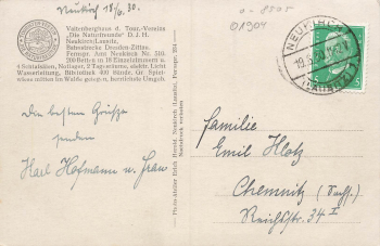 01904 Neukirch Lausitz Naturfreundehaus am Valtenberg o 1930