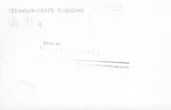01904 Neukirch Lausitz Elisabeth Stift Printing template 1956 Hanich-Verlag
