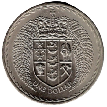 Neuseeland 1 Dollar 1967 Elisabeth II.