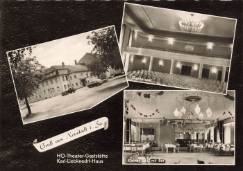 01844 Neustadt Sachsen HO-Theater Gaststätte Karl Liebknecht Haus * 1961