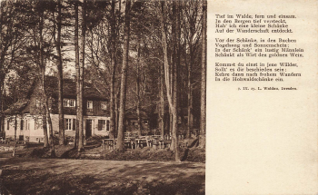 01844 Neustadt Sachsen Hohwaldschänke August Hille o 1933