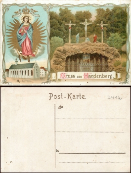 Neviges Hardenberg Kirche mit Maria * ca. 1915