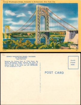 New York City George Washington Bridge *ca.1950