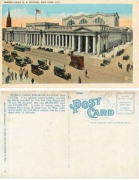 New York City Pennsylvania Railroad Station *ca. 1910