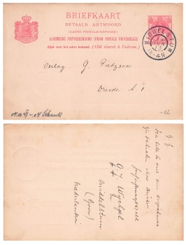 Finland Suomi 20 Pennia postal stationery cover around 1890 *