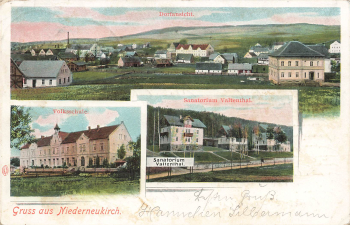 01904 Niederneukirch Lausitz Schule Sanatorium o 1911