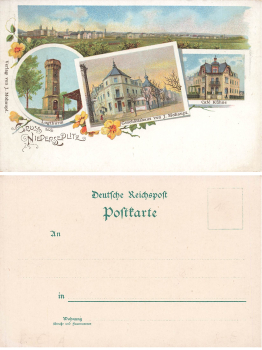 Niedersedlitz Dresden Cafe Kuehne Commercial Building J. Mohaupt * around 1900