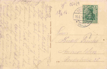 06429 Nienburg Saale Bade Anstalt o 1916