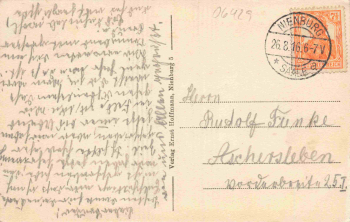 06429 Nienburg Saale Ernst Hoffmann Conditorei und Cafe o 1916
