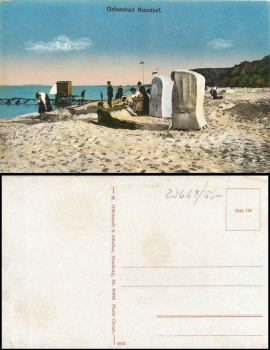 Ostseebad Niendorf Strandkörbe *ca.1920