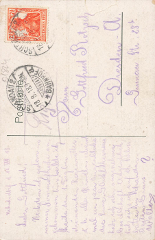 01824 Nikolsdorf Sommerheim A. Zocher Saxon Switzerland o 1918