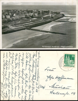 Norderney Fliegeraufnahme o 12.08.1949