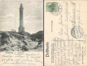 Norderney Leuchtturm o 22.08.1905