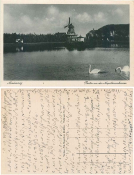 26548 Norderney Windmühle Napoleonschanze gebr. ca. 1931