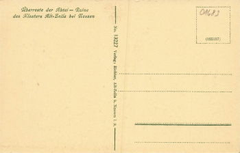 01683 Alt-Zella Nossen Klosterruine * um 1920