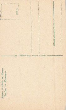 01683 Alt-Zella Nossen Denkmal im Mausoleum * um 1920