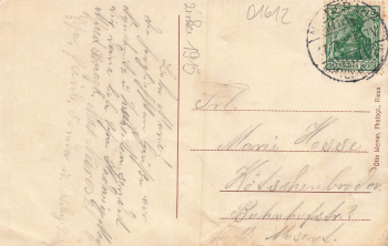 01612 Nuenchritz Elbe Fähre o um 1910