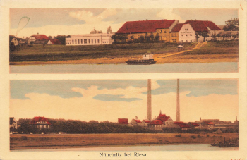 01612 Nünchritz Elbe * um 1930