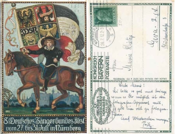 8th German Singing Association Festival Nuremberg o July 26th, 1912