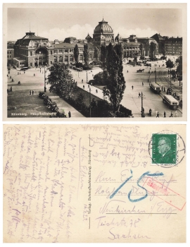 Nuremberg Central Station on July 16, 1929