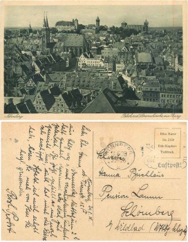 Nürnberg von der Lorenzkirche o 24.8.1928