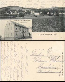 Ober-Absteinach Gasthaus zur Starkenburg o ca. 1910