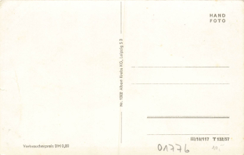 01773 Oberbaerenburg Erzgebirge Mehrbildkarte * 1957