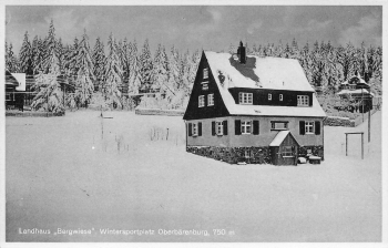 01773 Oberbaerenburg Erzgebirge Landhaus Bergwiese gebraucht 1935