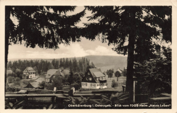 01773 Oberbärenburg Erzgebirge vom FDGB Heim Neues Leben * 1956