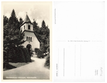 01776 Oberbärenburg Wald-Kapelle  *ca. 1950