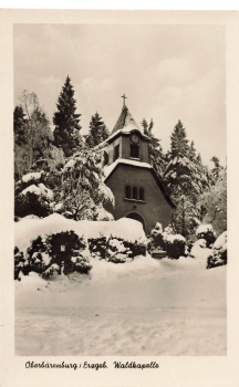 01773 Oberbaerenburg Erzgebirge Waldkapelle * 1954
