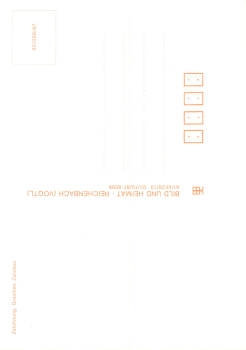 Oberes Schwarzatal Künstlerkarte Graichen * 1987