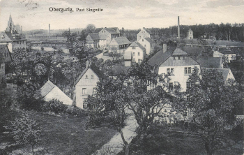 Obergurig Oberlausitz Landpoststempel Obergurig Neukirch (Lausitz) Land o 1930