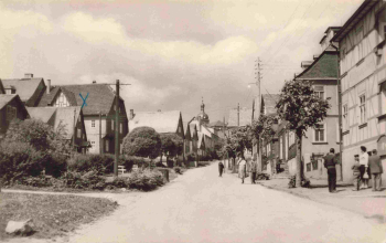 Oberhain Thüringen Dorfstrasse o 1966