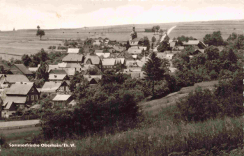 Oberhain Thüringen Landpoststempel Oberhain über Rudolstadt o 1963