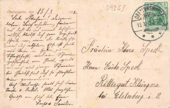 09353 Oberlungwitz in Sachsen Wama-Metallwerke Chemnitzer Bankverein o 1912