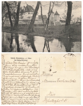 München Obermenzing Schloß Blutenburg bei Pasing o ca. 1920