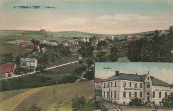 01734 Obernaundorf Rabenau Gasthof Emil Uhlemann o 1912