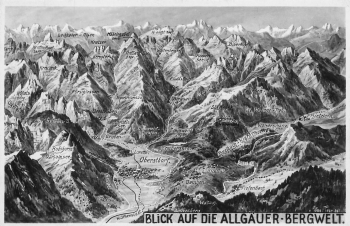 87561 Oberstdorf  Allgäuer-Bergwelt * ca. 1930