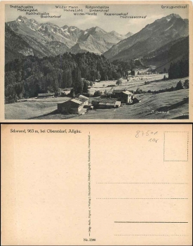 87561 Schwand bei Oberstdorf * ca. 1920