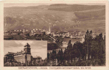 Oberwiesenthal Fichtelberg Unterkunftshaus * um 1920