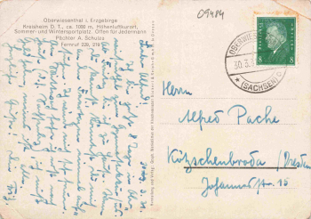 Oberwiesenthal Kreisheim D.T. o 1931