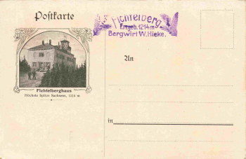 Oberwiesenthal Jugendstil Künstlerkarte * um 1910