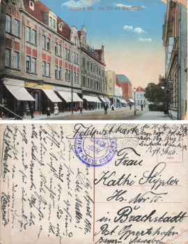 16248 Oderberg Hauptstrasse Feldpost April 16, 1916 ​​​​​​​