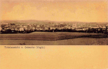 Oelsnitz Vogtland Totalansicht * um 1910