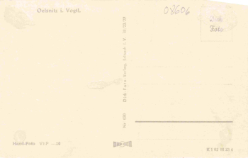Oelsnitz Vogtland Totalansicht * um 1962