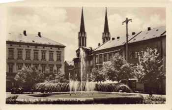 Oelsnitz Vogtland Ernst Thälmann Platz * 1955